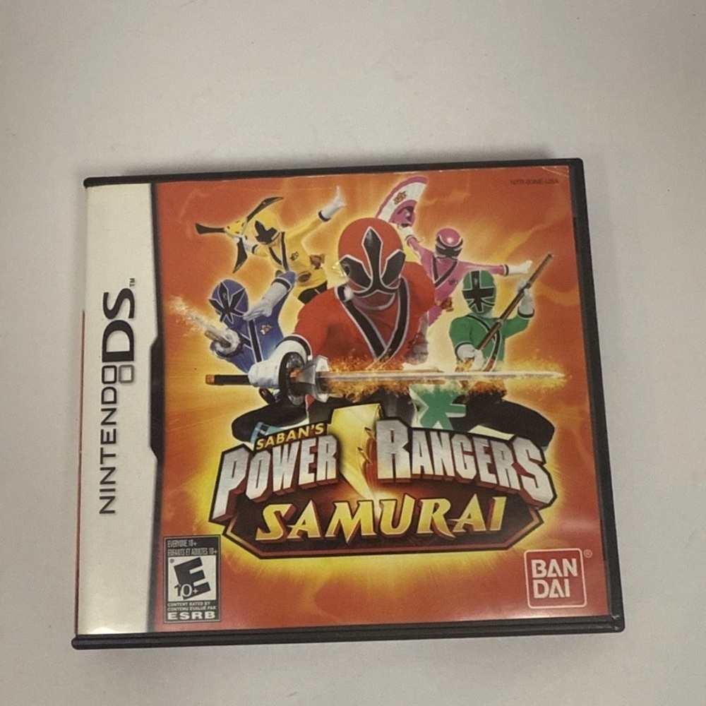 Power Rangers Samurai Nintendo DS Complete CIB Authentic